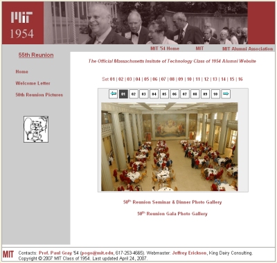 MIT Class of 1954 web site